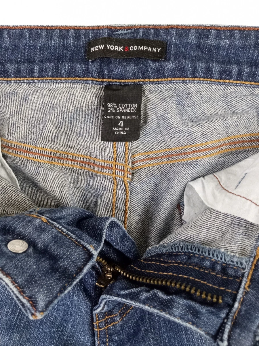 New York and Company Women s Denim Jeans Blue Size 4 98 Cotton 2 Spandex