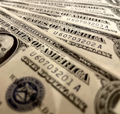 Consecutive 1957 One Dollar Blue Seal Note Silver Certificate Bill