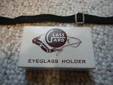 VINTAGE 1965 GLASS GARD EYE GLASS HOLDER MADE IN USA GOOD CONDITION