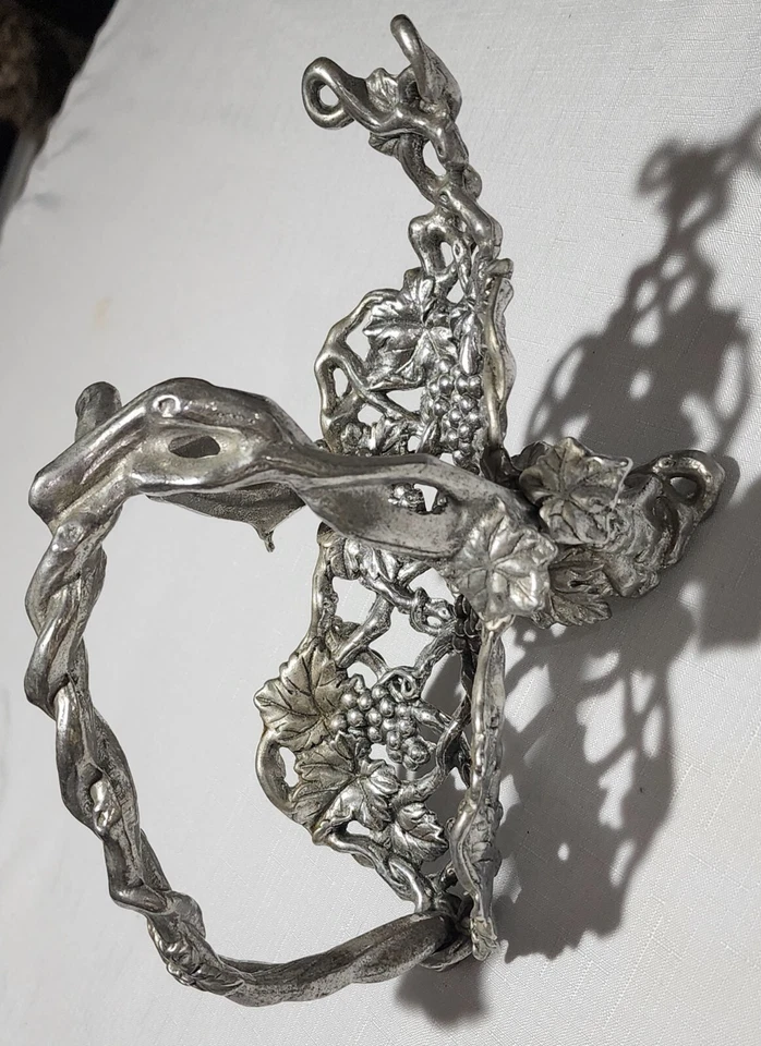 Arthur Court Designs 1997 Держатель для Винных Бутылок Стойка Виноградный Узор Снят с производства - Изображение 4 из 4