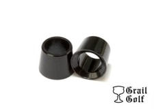 GRAIL GOLF NEW PREMIUM BLACK WOOD FERRULES .335 .41" .500OD TOUR QUALITY LOT