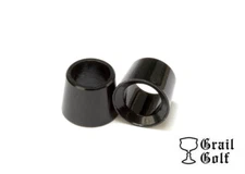 GRAIL GOLF NEW PREMIUM BLACK WOOD FERRULES .335 .41" .500OD TOUR QUALITY LOT 