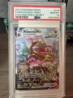 2021 Pokemon SWSH Evolving Skies Secret #218 FA Rayquaza VMAX PSA 10