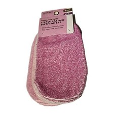 Precision Beauty Spa Collection Dual Texture Exfoliating Bath Mitts 3 Pack 169 