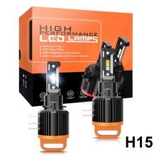 H15 Auto LED Scheinwerfer 6500K 100W Halogen Xenon Mit Zulassung Lampen Kaltes