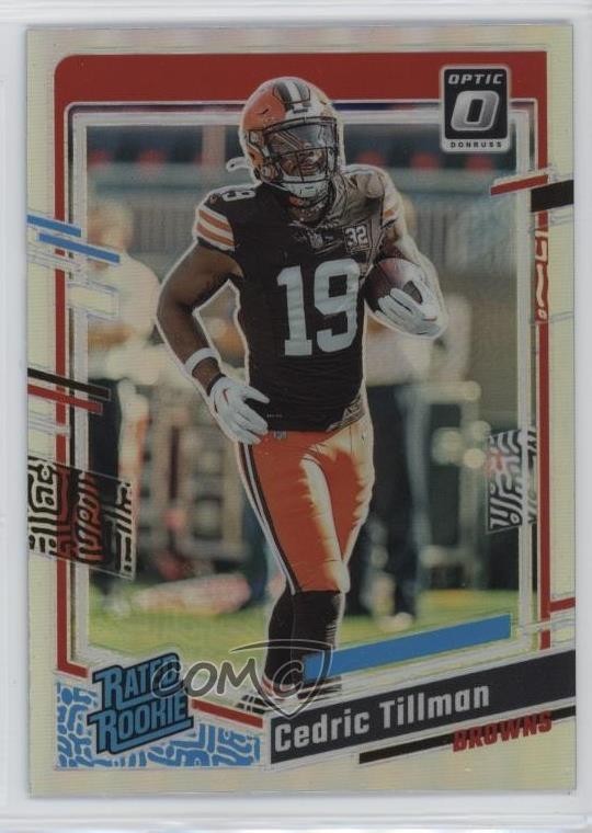 2023 Panini Donruss Optic Rated Holo Prizm Cedric Tillman #224 Rookie RC 1k9t