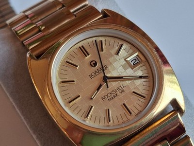 COLLECTORS WATCH: 1977 Gold-Plated ROAMER Rockshell VIII (Serviced 2026)