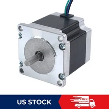 STEPPERONLINE 2 phase Stepper Motor for NEMA23 2.8A Length 56mm Shaft 1/4″ CNC