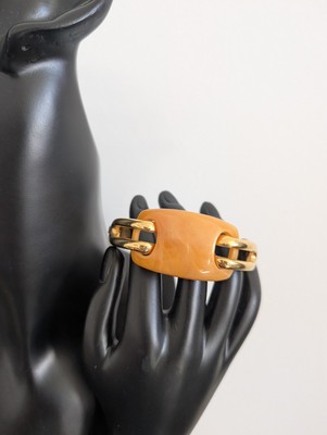 1976 Givenchy Vintage Gold Armreif vergoldet