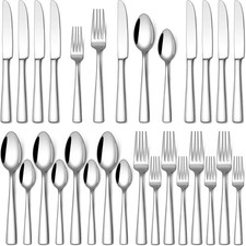20 Piece Silverware Set, Food-Grade Stainless Steel Flatware Sets for 4 Mirror