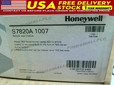 Honeywell S7820A1007 Remote Reset Module Burner Control 12VDC S - New In Box