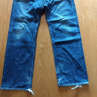 90s Levi's 702-XX Redline Selvedge Japan Reissue Cinch Back Jeans