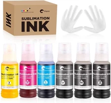 Hiipoo 600ML Sublimation Ink for ET-8500 ET-8550 Wide-Format Supertank Printers 