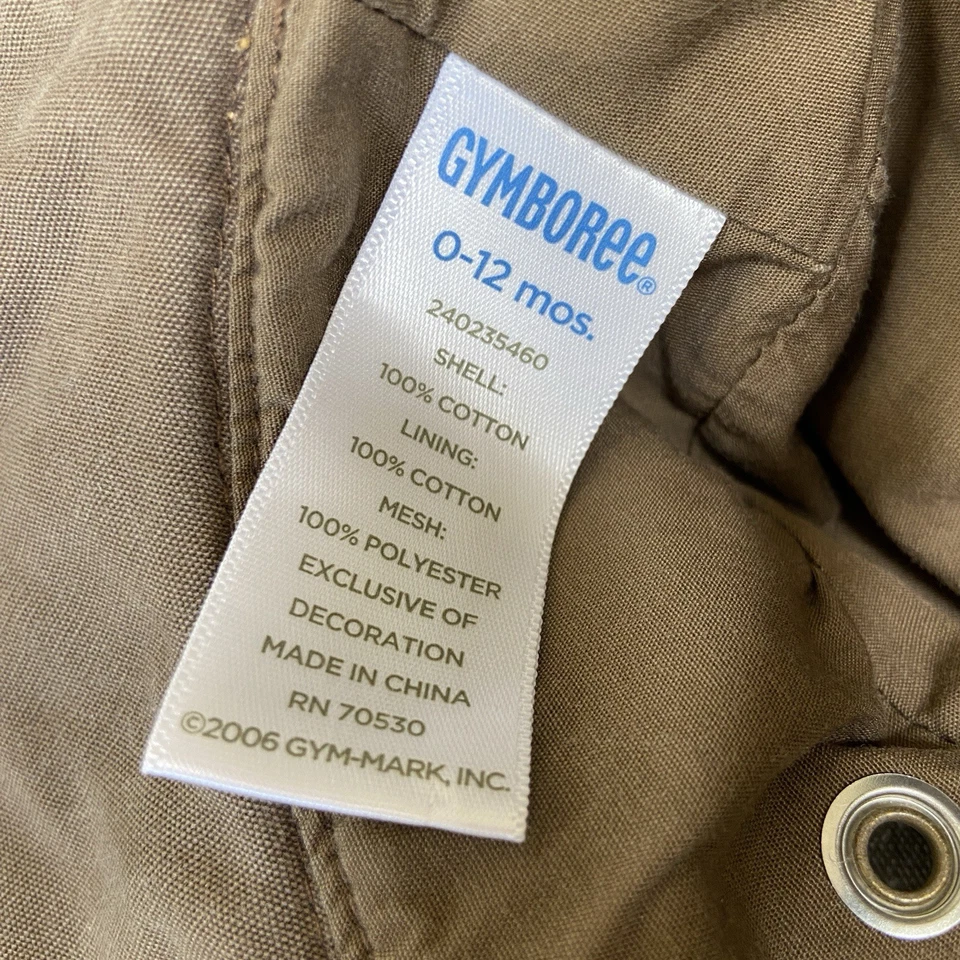 Sombrero de cubo Gymboree Outback Explorer con correa de barbilla de cierre táctil talla 0-12 meses Foto 4 de 4