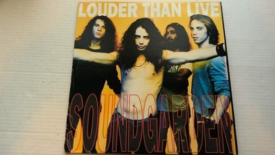 Vintage Soundgarden Louder Than Live Lp Record Album Blue Vinyl 1990 Promo A&M