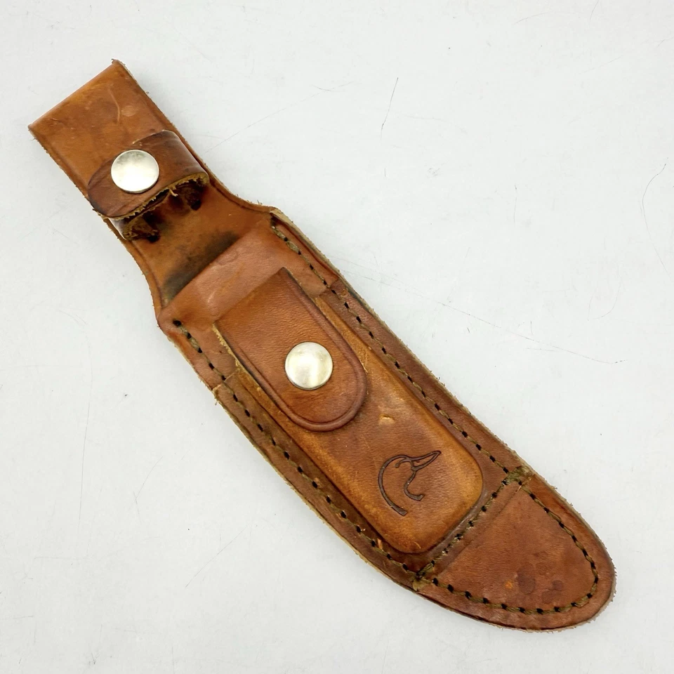 Cuchillo de caza Schrade Ducks Unlimited EE. UU. 165 DU con funda y afilado (RARO) Foto 2 de 4