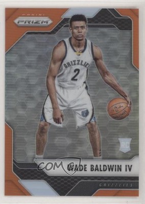 2016-17 Panini Prizm Orange Prizm 28/49 Wade Baldwin IV #68 Rookie RC p1p