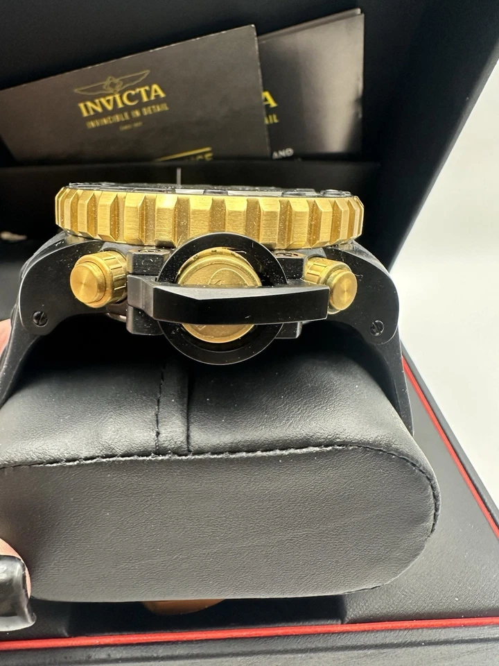 INVICTA 26787 MARVEL PUNISHER LTD 0404/3000 Men's 58mm Gold Black Watch - Image 4 of 4