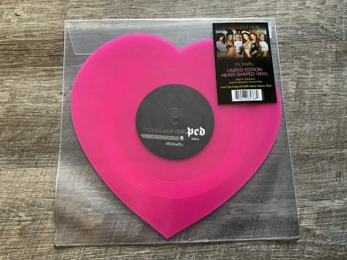 The Pussycat Dolls - Stickwitu Single Heart Shaped Die-Cut Pink Vinyl - NEW
