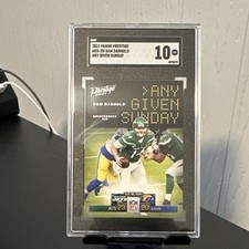 2021 panini prestige sam darnold any given sunday sgc 10 insert