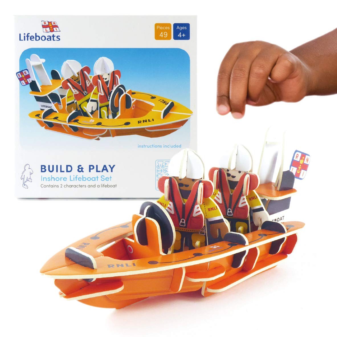 PLAYPRESS RNLI Childrens Toy Lifeboat Playset This Eco Friendly Kids Toy Playse 3290₽