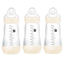 Mam 9Oz Easy Start Anti-colic Baby Bottles, Medium Flow, Breastfeeding