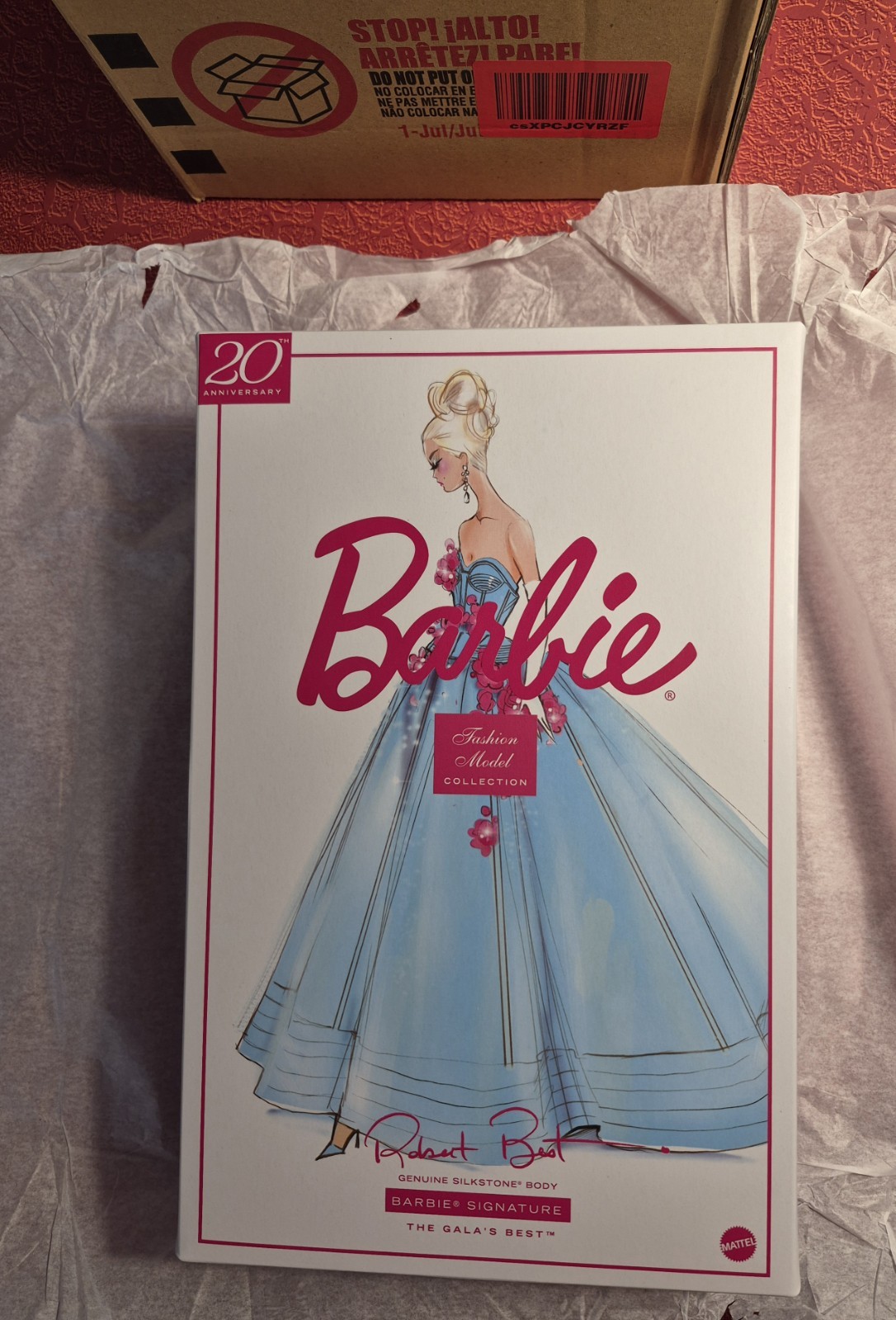 Кукла Barbie 2020 Bfmc Silkstone Gala’s Best Platinum Doll GHT69 New — фото 4