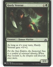 Hardy Veteran - The List Reprints - MTG - Common - #132 - NM