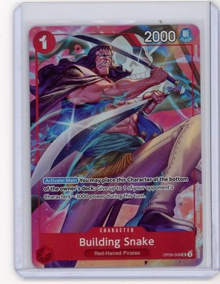 One Piece TCG OP09-008 Building Snake English Era Best Selection Vol 4 Alt ENG