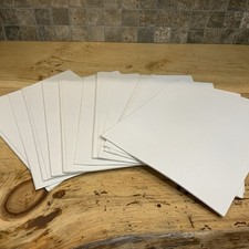 Lot of 10 NOS Vintage 2000 Mead White 2-Pocket Folders Classic Pattern