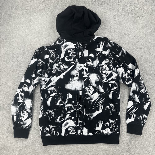 Vintage LRG X Star Wars Y2K 2XL All Over Print Black Hoodie Darth Vader Neu mit Etikett - Bild 24 von 24