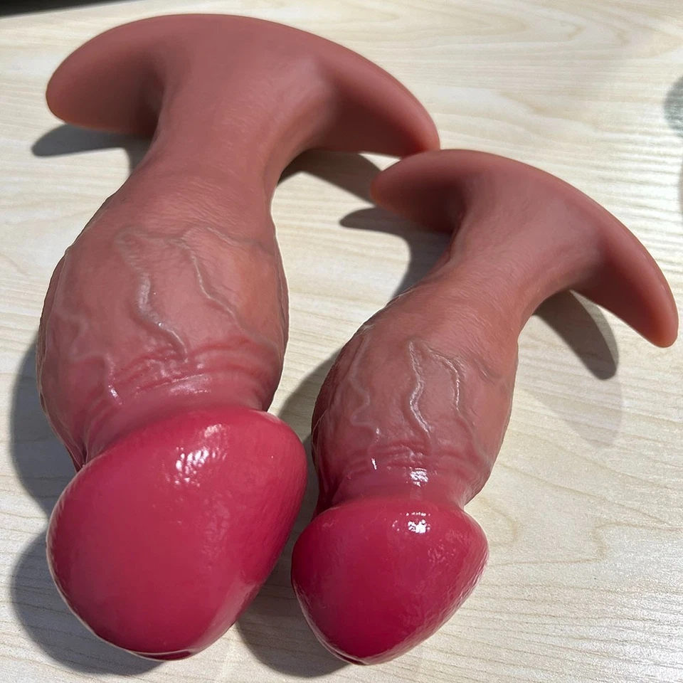 2 Sizes Anal Dildos Wearable Butt Plug Silicone Gay Sex Toys Women Penis G-spot - Image 4 of 4