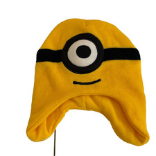 Despicable Me Minion Winter Hat Beanie Kid's One Size Yellow