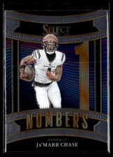 2025 Panini Select Football Numbers #3 Ja'Marr Chase