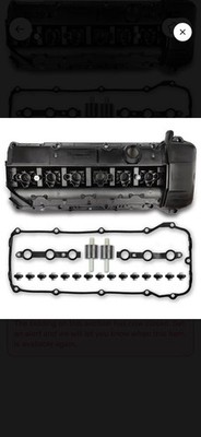 MITZONE Engine Valve Cover with Bolts Compatible 09/2002-2006 BLack-069 