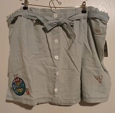 New Disney Parks Cinderella Light Blue Summer Skirt Women s Size 1X