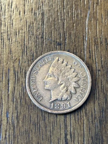 1891 Indian Cent XF