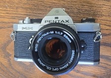 UNTESTED Pentax Asahi MX Camera with Pentax Asahi 1:1.7 /50mm Lens AS IS