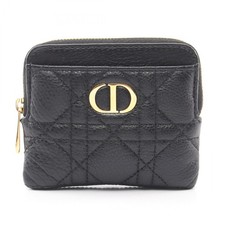 Christian Dior Caro Lavender Wallet Cannage Coin purse S5177UWHC M900 leather BK