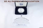 NobleSpirit 2002-W American SILVER Eagle SUPERB GEM Proof Gov't Box+ Papers