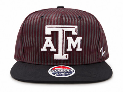 Zephyr NCAA Texas A&M Aggies  Z11'' Flat Bill SnapBack Hat NWT