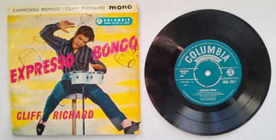 Cliff Richard and The Shadows   Expresso Bongo - EP - Mono - VG