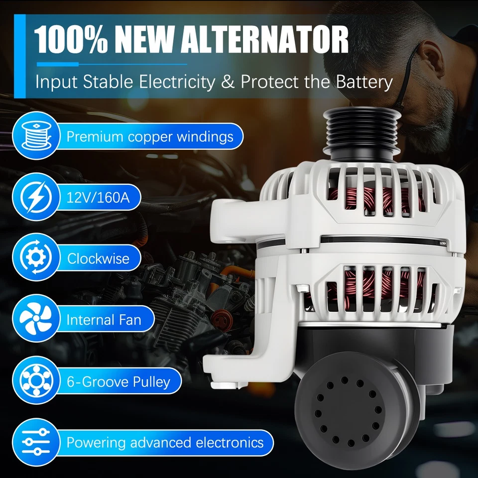 Alternador eléctrico BMW 320 325 328Ci 2000 330i 2001-2005 13882 ABO0234 Foto 4 de 4