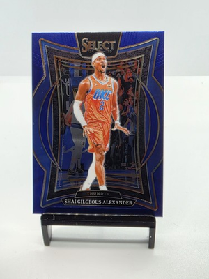 #ad 2024 25 Panini Select Shai Gilgeous Alexander Blue Oklahoma City Thunder #36 $0.99
