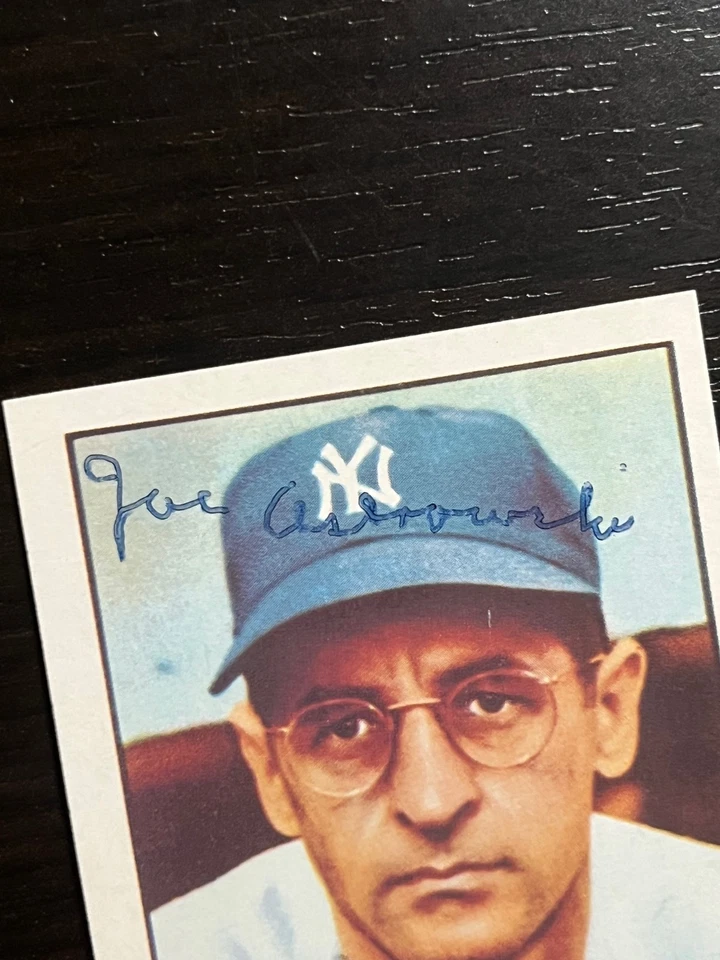 JOE OSTROWSKI 1983 Topps 1952 Reprint Series AUTO Autograph Card IP Signature - Image 2 of 3