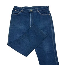 Vintage Lee Riders Jeans Mens 38X30 Union Made in USA Blue Denim Western Cowboy