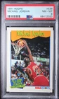 1991 Hoops Michael Jordan All-time Stat Leader PPG Card #536 PSA 8