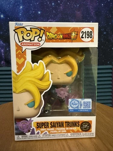 Funko Pop! Vinyl: Dragon Ball - Super Saiyan Trunks (Glow) (Chase) + Protector