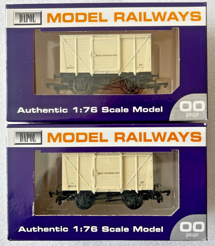 Dapol A006 lackierte Entlüftungswagen - Fleisch für Frischfleisch - Spurweite OO - verpackt - (3062) | Condition: Used