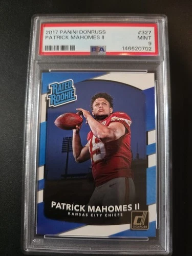 2017 Patrick Mahomes Donruss Rated Rookie PSA 9 🔥🔥🔥🔥🔥